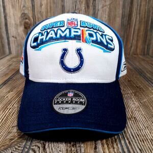 Indianapolis Colts‎ NFL Super Bowl XLI Champions Reebok Hat Cap Snapback NWT